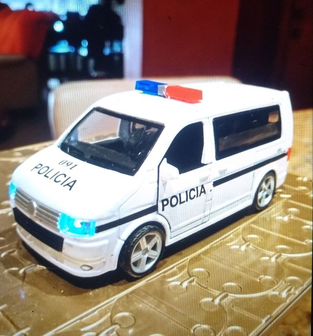Miniatura furgoneta Policia