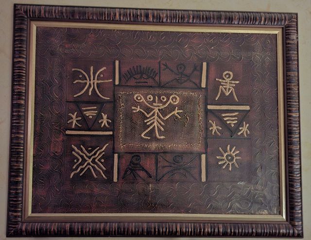 Cuadro Arte Indígena - 101x84cm