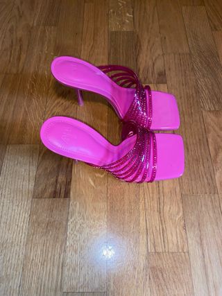 Sandali Zara rosa tacco 37