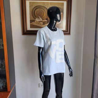 Burberry Camiseta LOVE Mujer Algodón Talla L