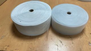 Cinta blanca para cortinas (2 rollos)
