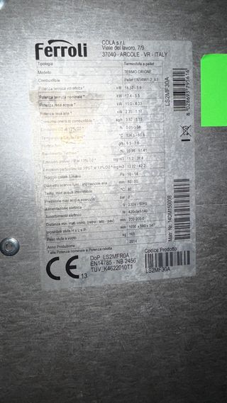 Hidroestufa de Pellet