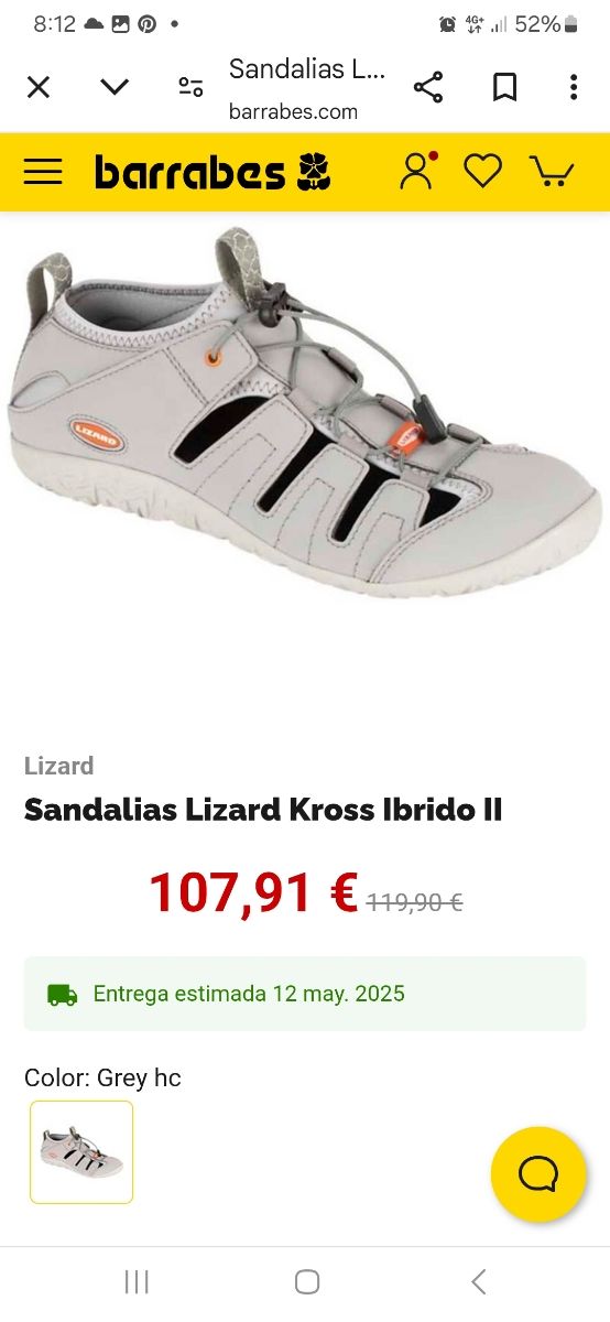 Zapatilla lizard ,montaña o calle