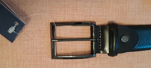 Cintura in pelle nera