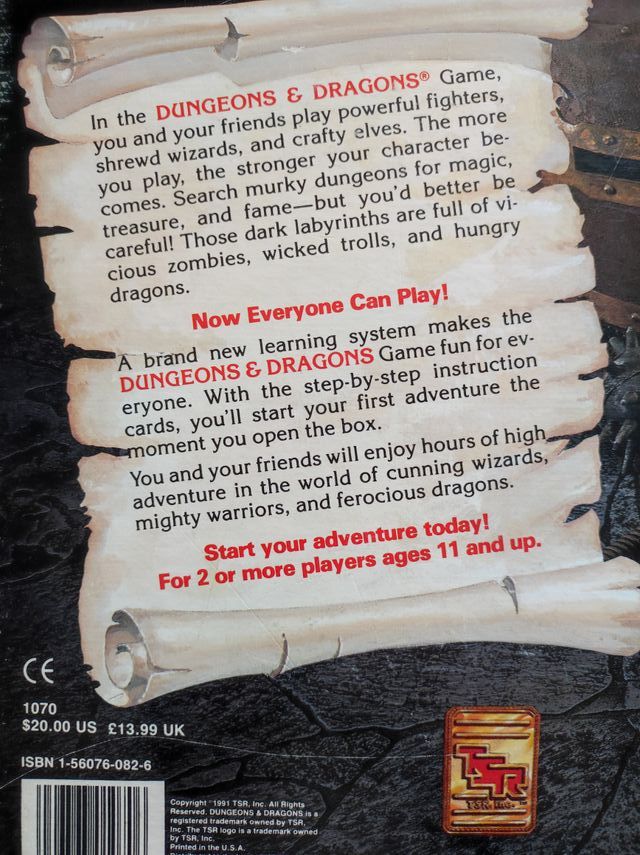 Dungeons and Dragons, TSR Black Box + EXPANSIONES