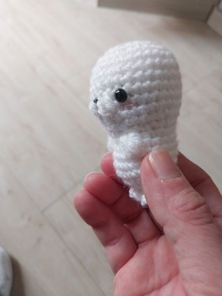Amigurumi foca bianca