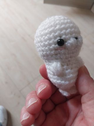 Amigurumi foca bianca