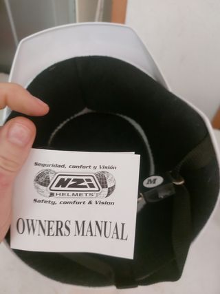 Casco protector moto