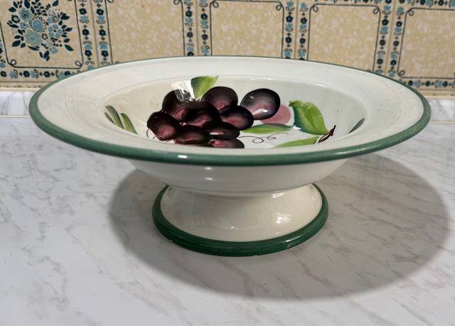 Centrotavola frutta ceramica