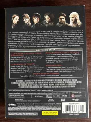 Juego de Tronos - Temporada 2 DVD