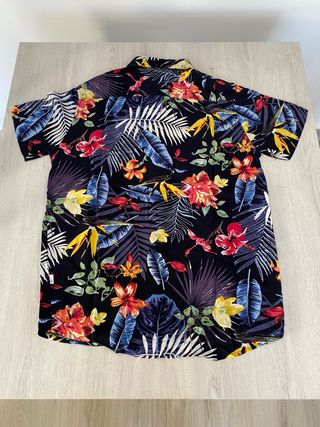 Camisa hawaiana multicolor