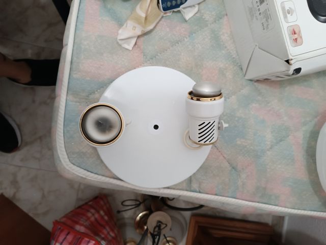 LÁMPARA DOBLE DE METAL