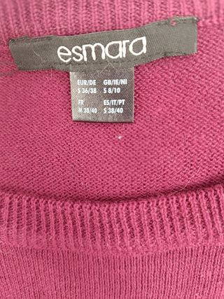 Jersey Esmara morado talla S
