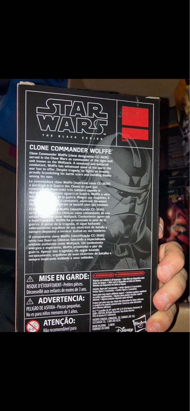 Figura Star Wars Black Series - Comandante Wolffe