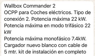 Cargador electrico para coches