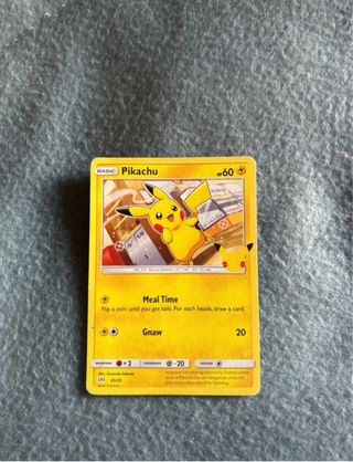 Pikachu - Card Pokémon
#25
mc donalds edition