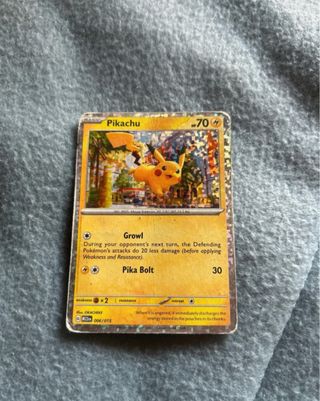 Card Pokémon Pikachu - 006/015