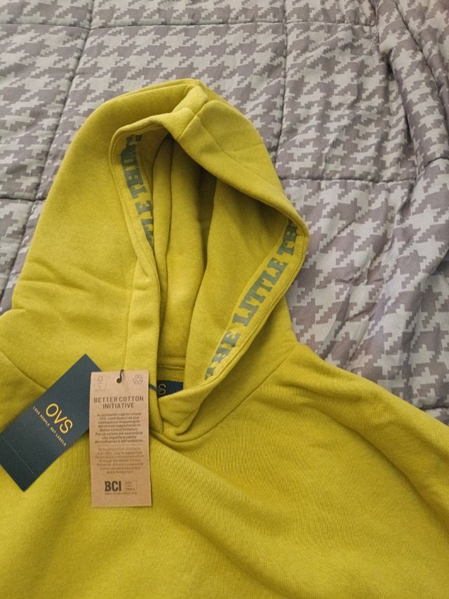 Felpa OVS senape tg S donna