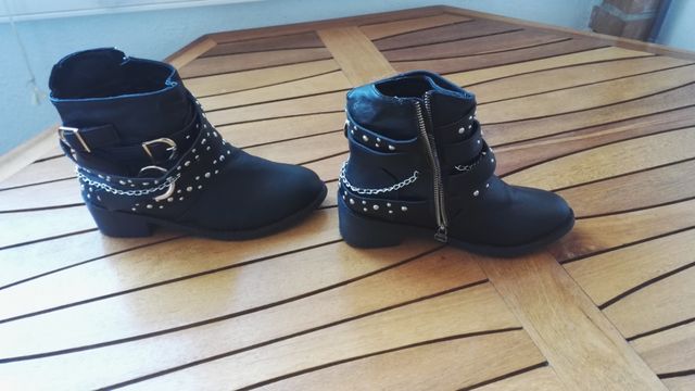 BOTINES MUJER N.o37 NEGRAS