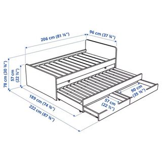 Cama completa doble Ikea