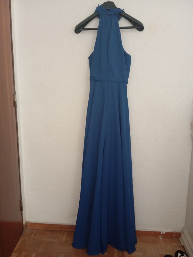 Vestido azul largo