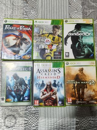 6 Juegos Xbox 360