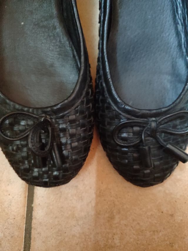 Manoletinas negras zerimar -talla 37