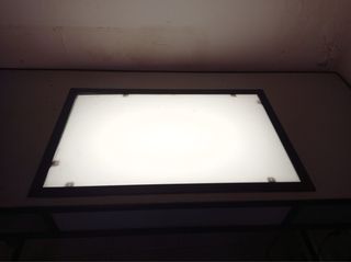 Tavolo da disegno tecnico in ferro battuto