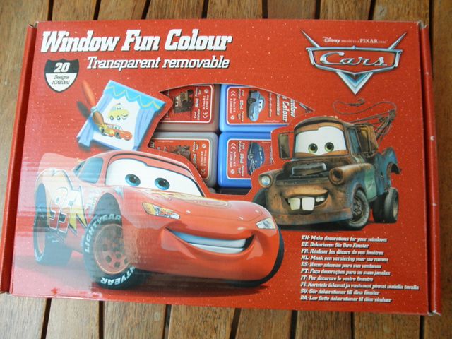 WINDOW FUN COLOUR CARS