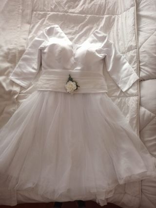 Vestido de novia/comunión blanco, nuevo