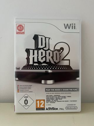 Dj hero + dj hero 2 giochi e periferica - wii
