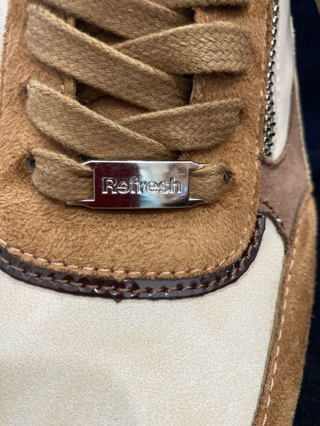 Sneakers Refresh beige/marrone