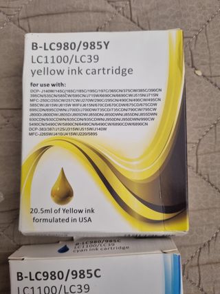 Cartucce stampante Brother LC985/LC1100/LC39