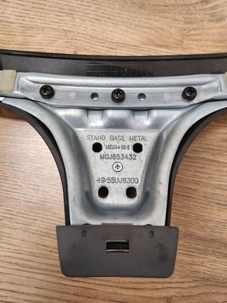 Base de televisor semicircular