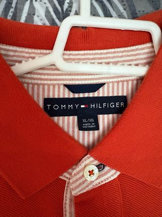 Polo Tommy Hilfiger rojo XL/G