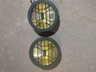 Faros antiniebla de 17 cm coche clasico