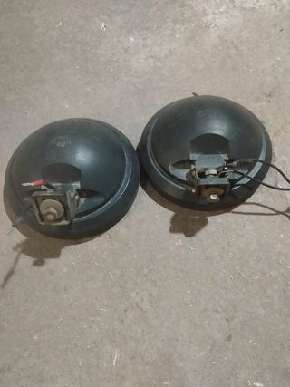 Faros antiniebla de 17 cm coche clasico
