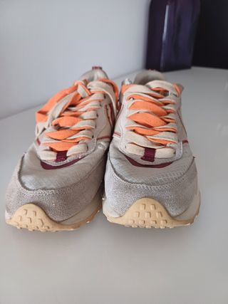 Zapatillas Zara beige & naranja talla 39