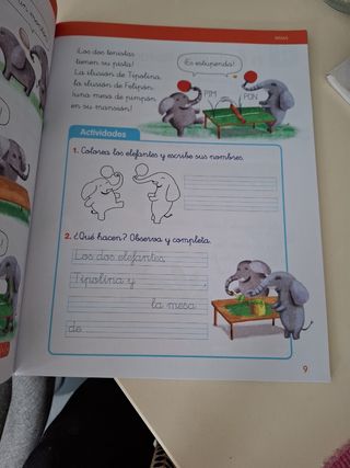 Mi libro de lectura 1 primaria sin usar