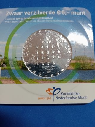 Moneta Olanda 5 Euro 2014 - Het Molen Vijfje