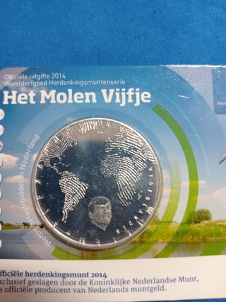 Moneta Olanda 5 Euro 2014 - Het Molen Vijfje