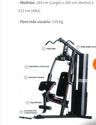 Máquina multifunción  de musculacion.