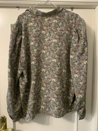 Camisa vintage flores mujer L