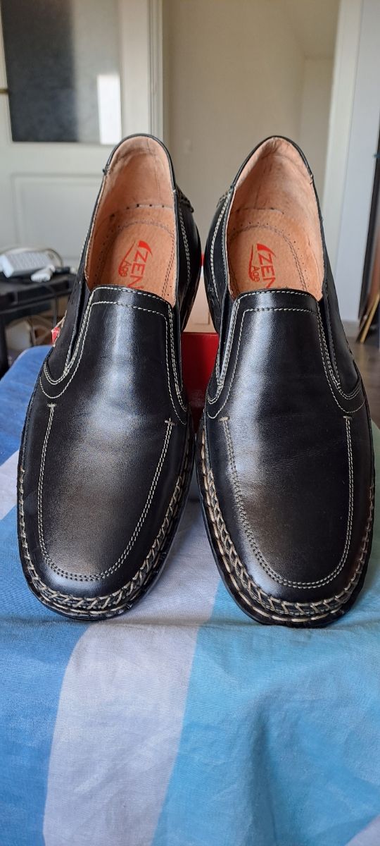 Mocassini neri Zen traspiranti