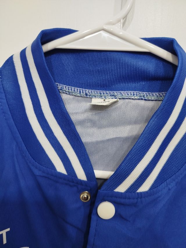 Chaqueta Varsity Azul & Blanca