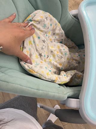 Trona Jane turquesa con estrellas