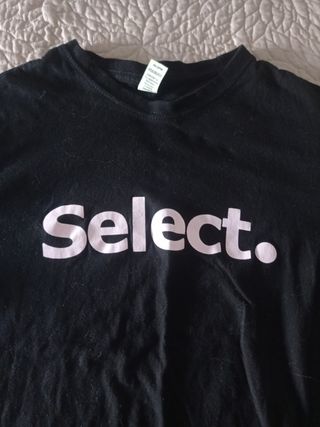 Camiseta Select negra talla S