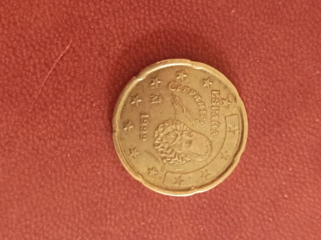 20 Centesimi Spagna 1999 sono rari e ben conservat