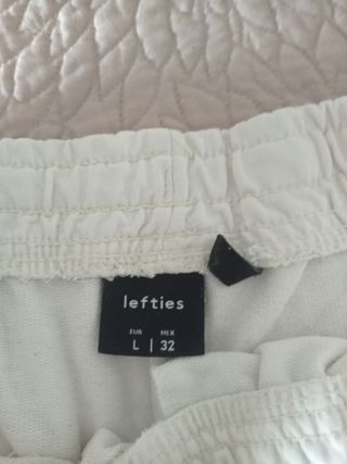 Bermudas Lefties blancas talla L