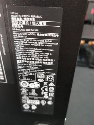 HP Prodesk 400 G6 sff  i5 8th Gen PC